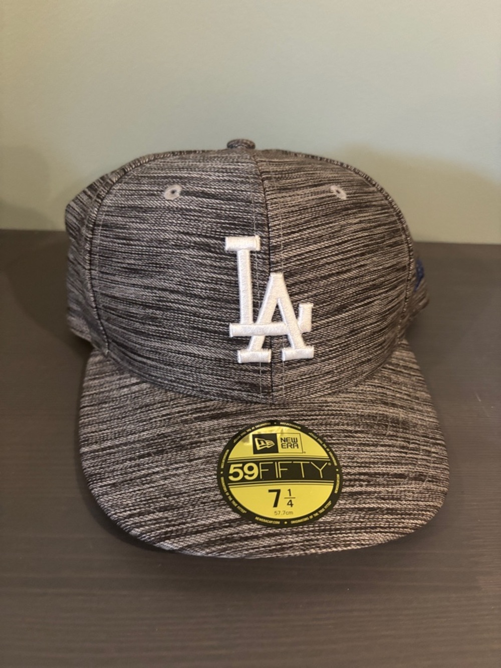 New Era LA Dodgers Grey Heather Fitted Cap